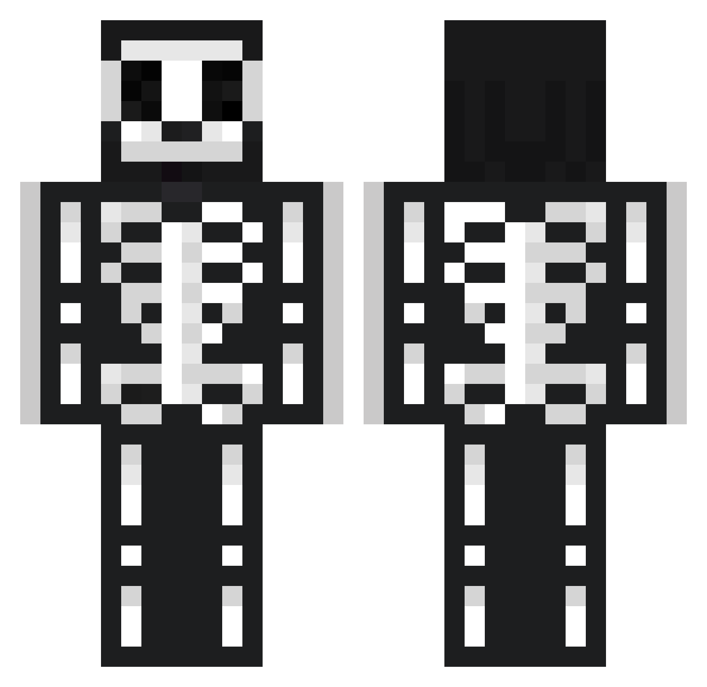 JagerSchnitzel0 Minecraft skin, front and back view
