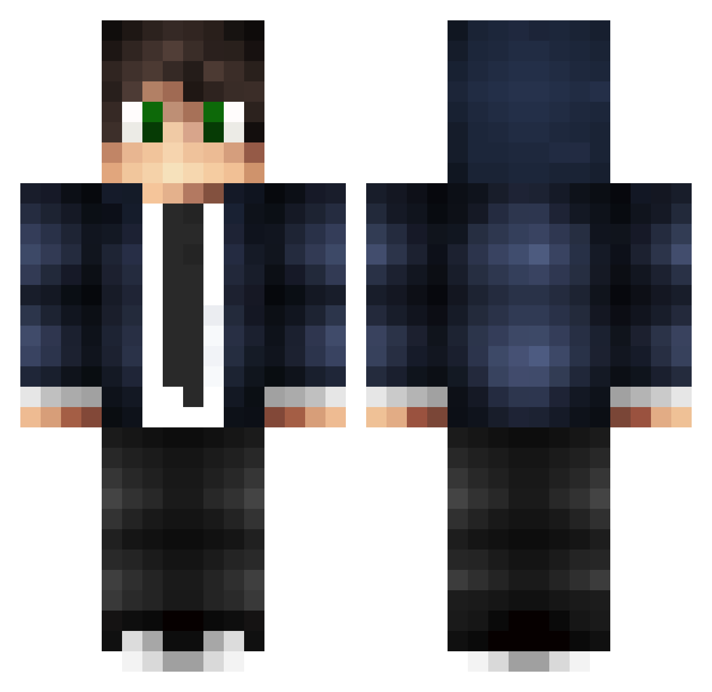 really_boy100119 Minecraft skin, front and back view