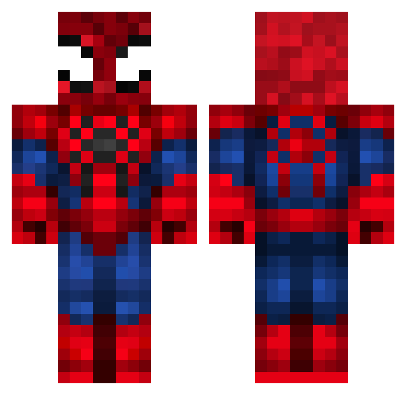 Somnuts_ Minecraft skin, front and back view