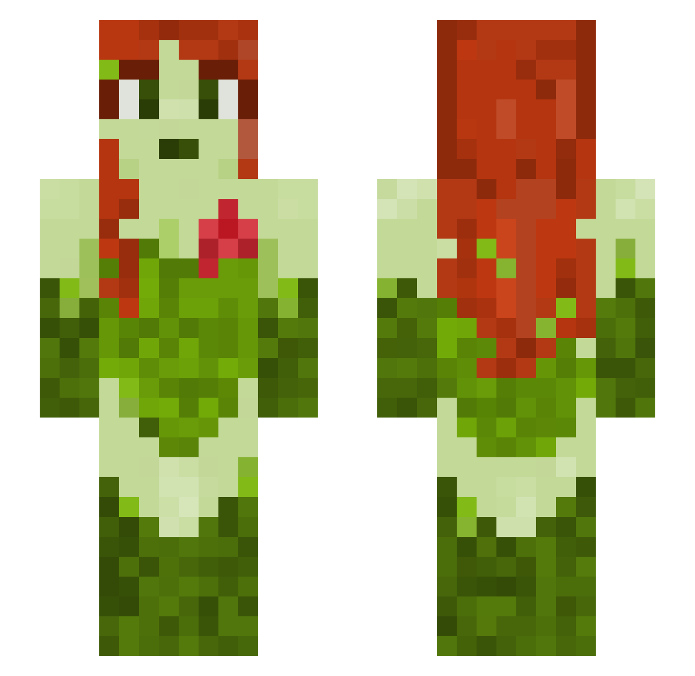 BarBruh20 Minecraft skin, front and back view