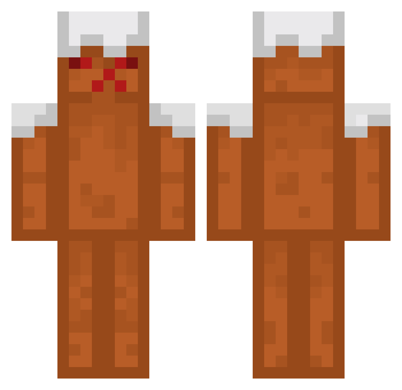 ShawnMckenzie Minecraft skin, front and back view