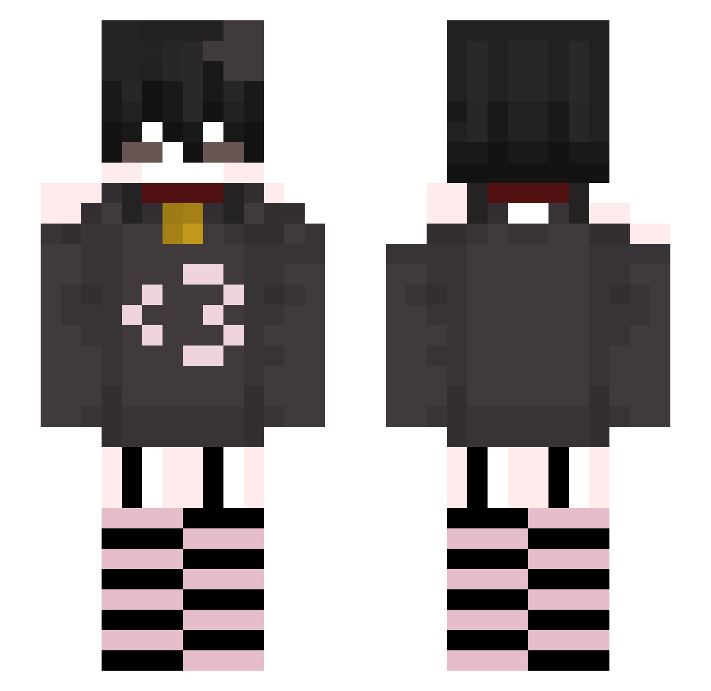 MoonlightCM_ Minecraft skin, front and back view