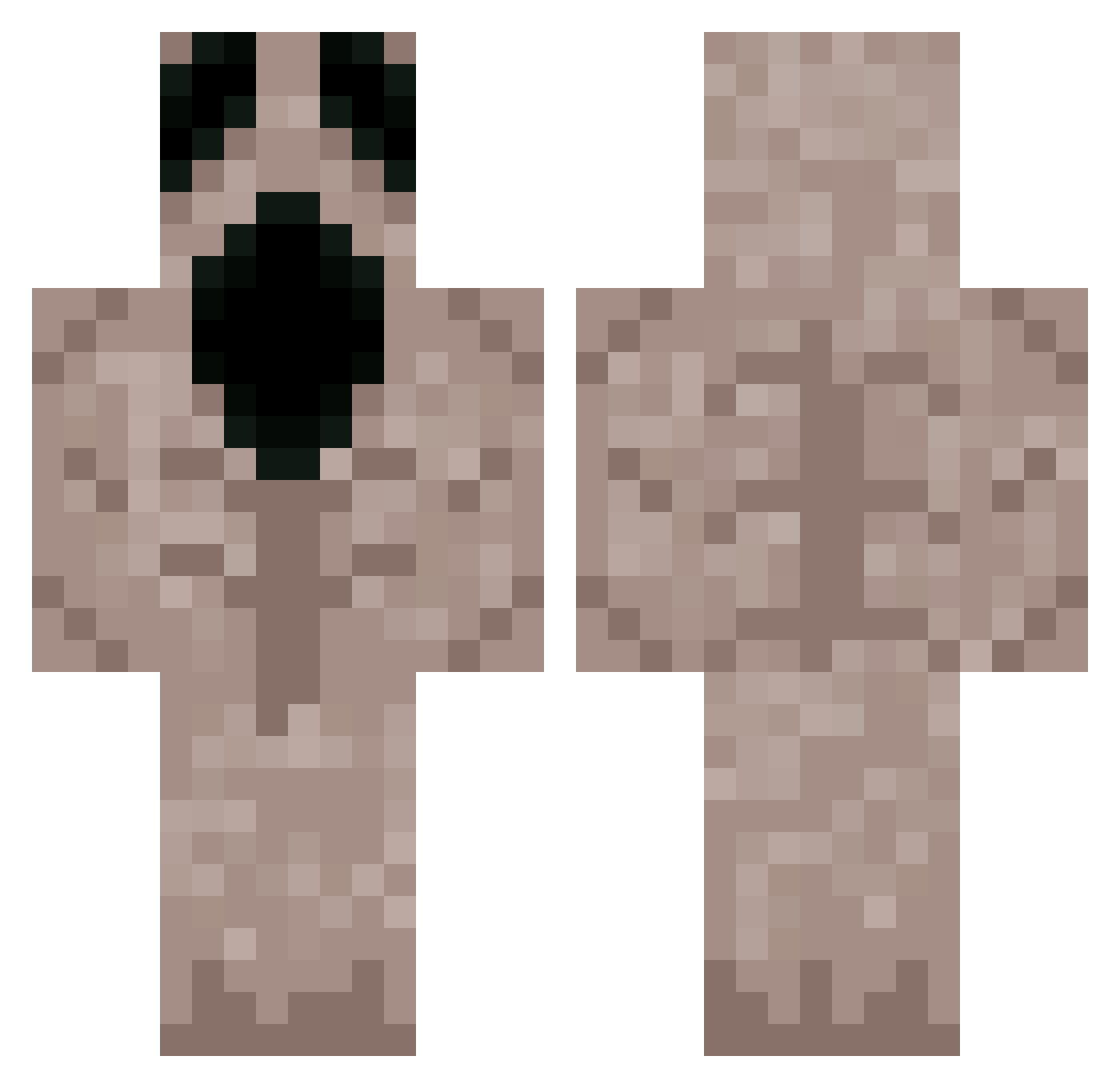 matheuzzzzz Minecraft skin, front and back view