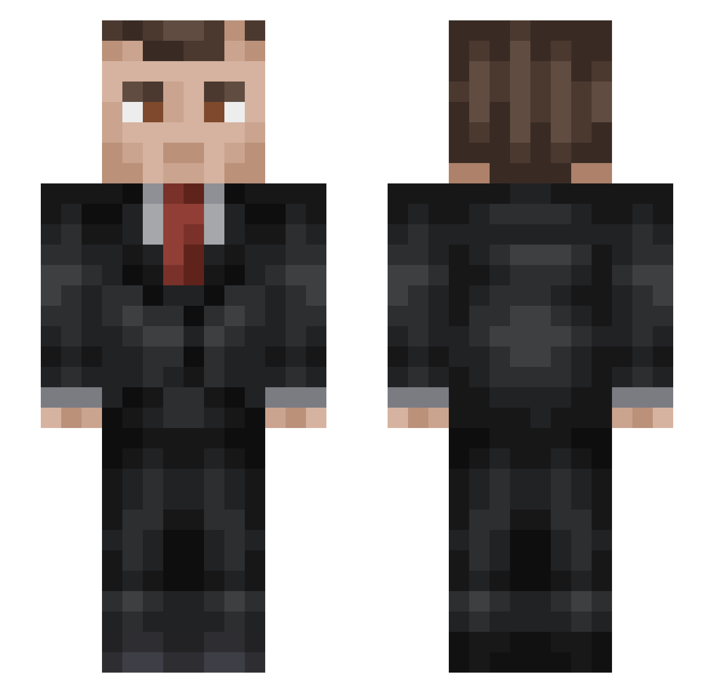 goldappp Minecraft skin, front and back view