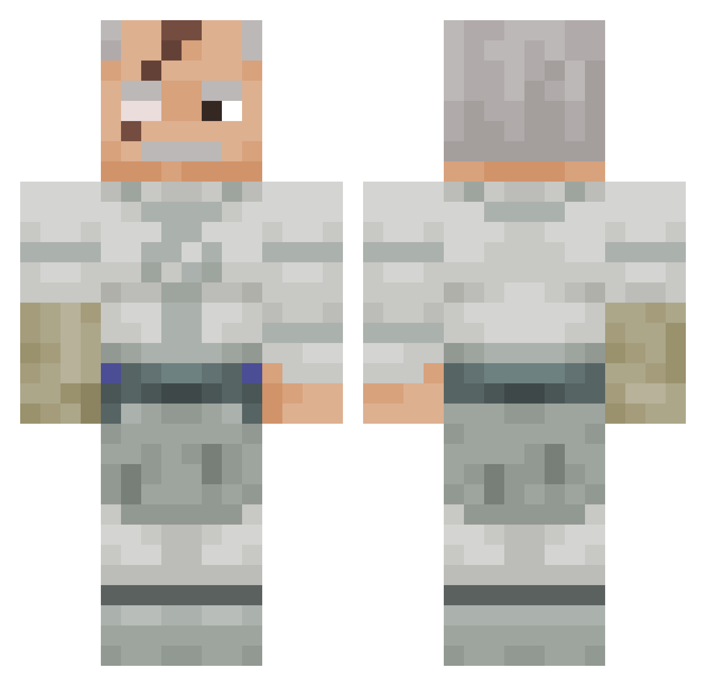 RadBuddyMcB5005 Minecraft skin, front and back view
