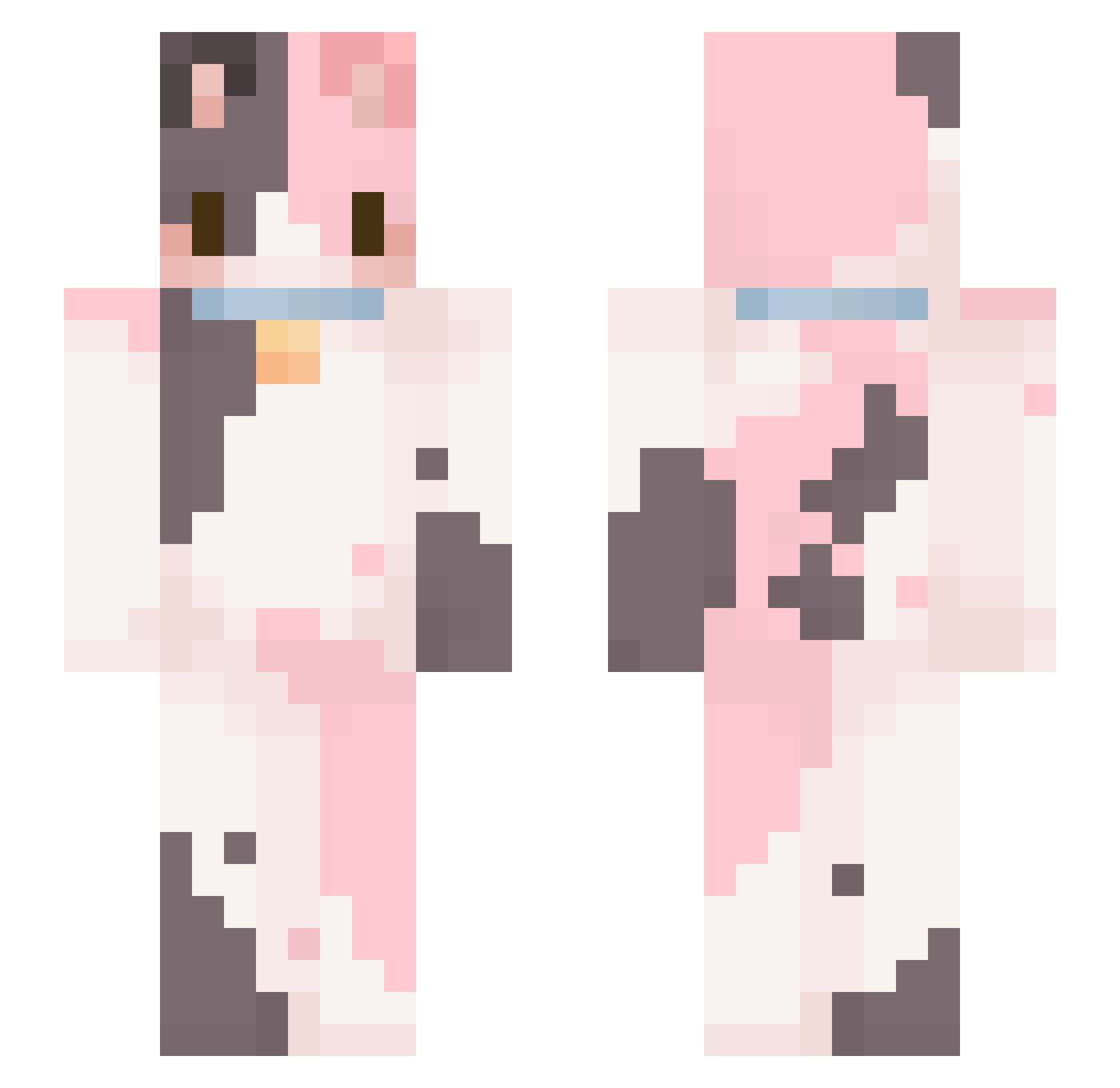 sezamek32 Minecraft skin, front and back view