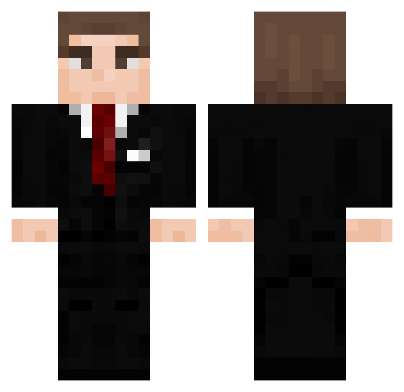 kwitflipgeri Minecraft skin, front and back view