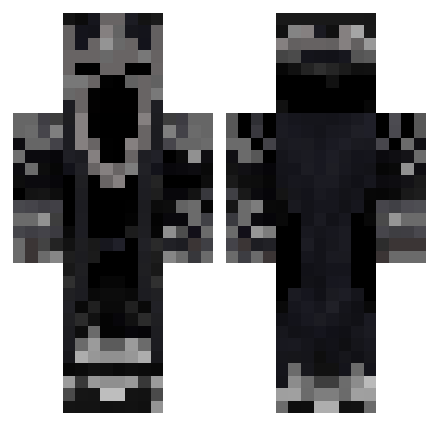 IRONPROFI_ Minecraft skin, front and back view