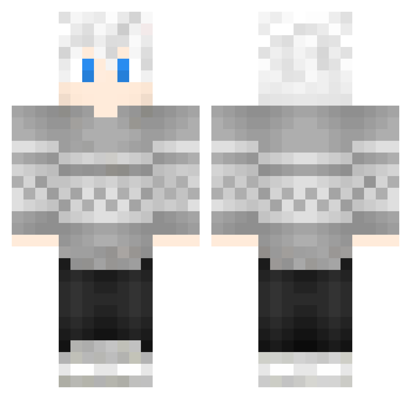 Kell_God7 Minecraft skin, front and back view