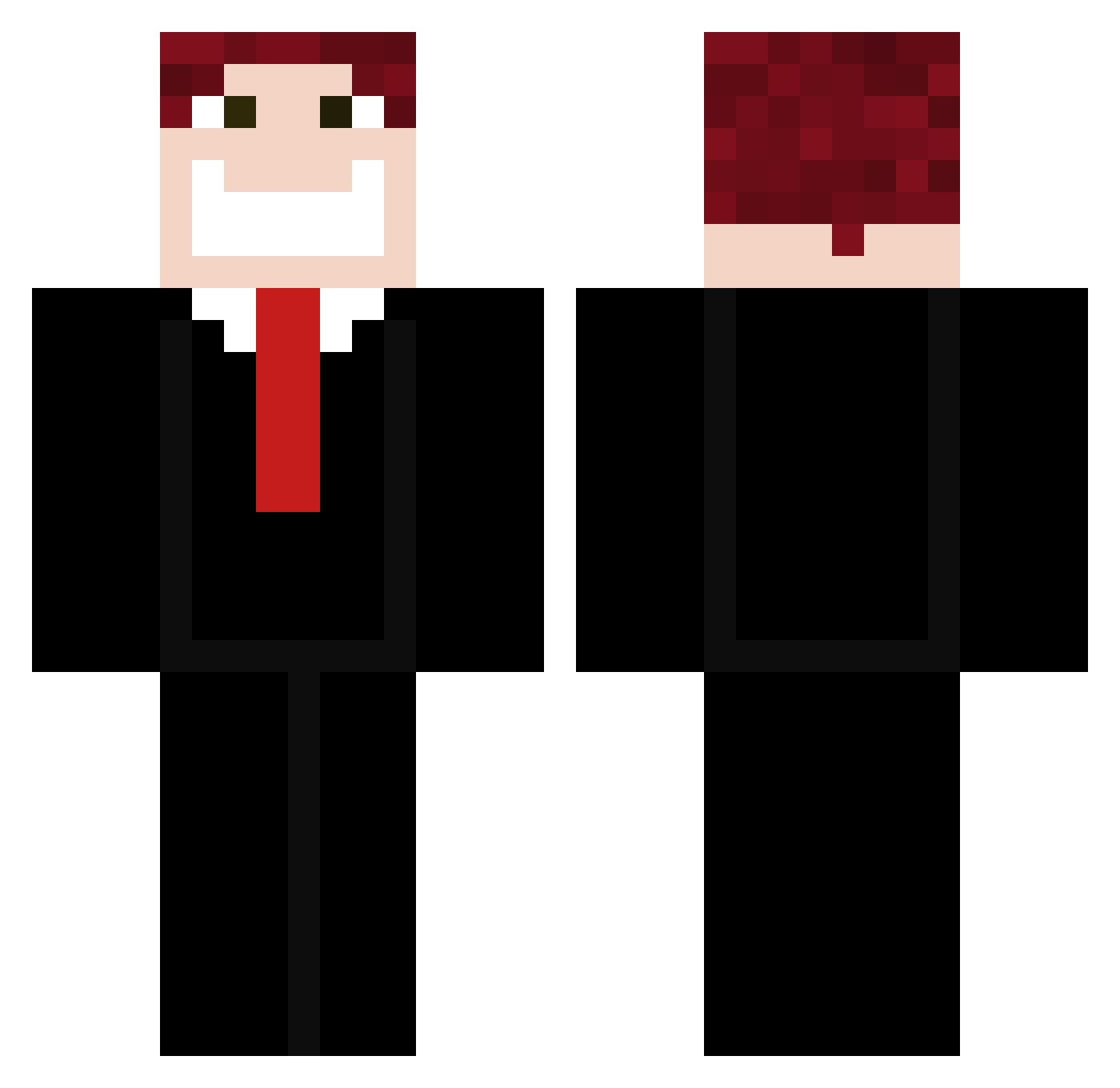 MikolajG602 Minecraft skin, front and back view