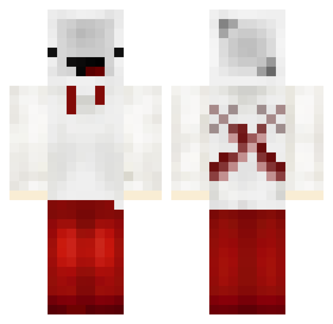 ATST0800 Minecraft skin, front and back view