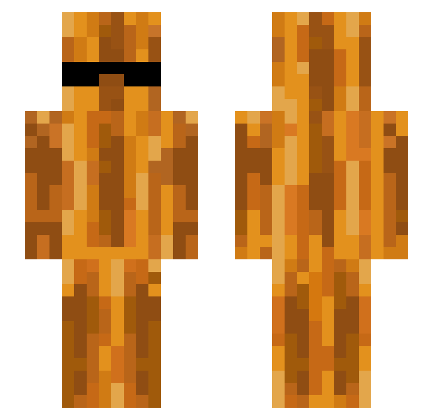 nuho__ Minecraft skin, front and back view