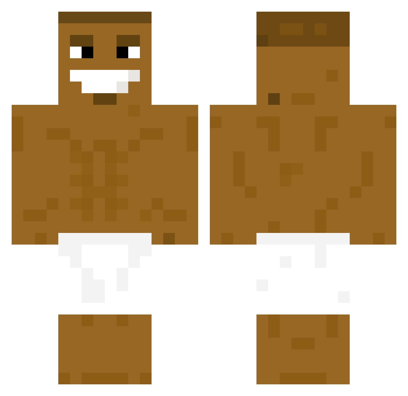 G4neryCZ Minecraft skin, front and back view