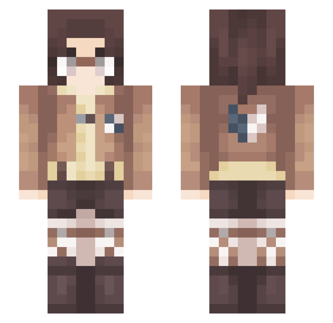 Kyle_TPM Minecraft skin, front and back view