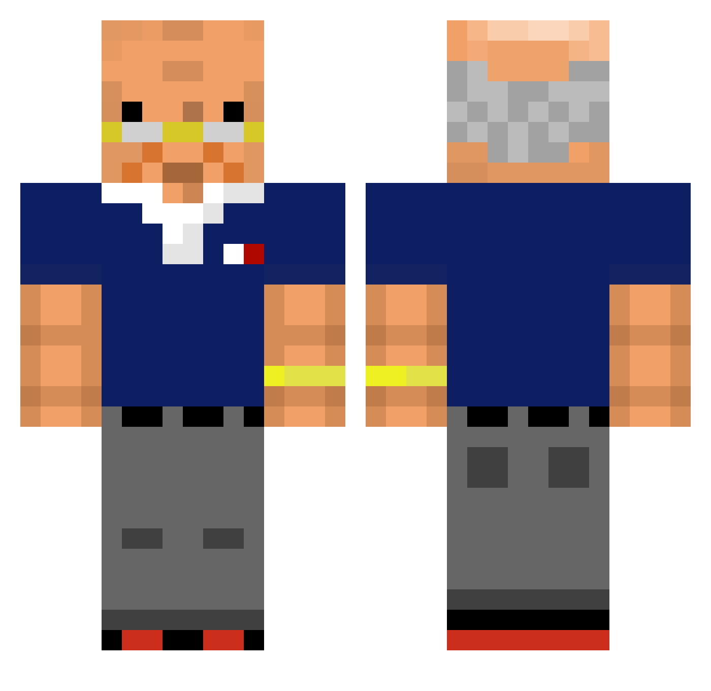 jay_kirk_2006 Minecraft skin, front and back view
