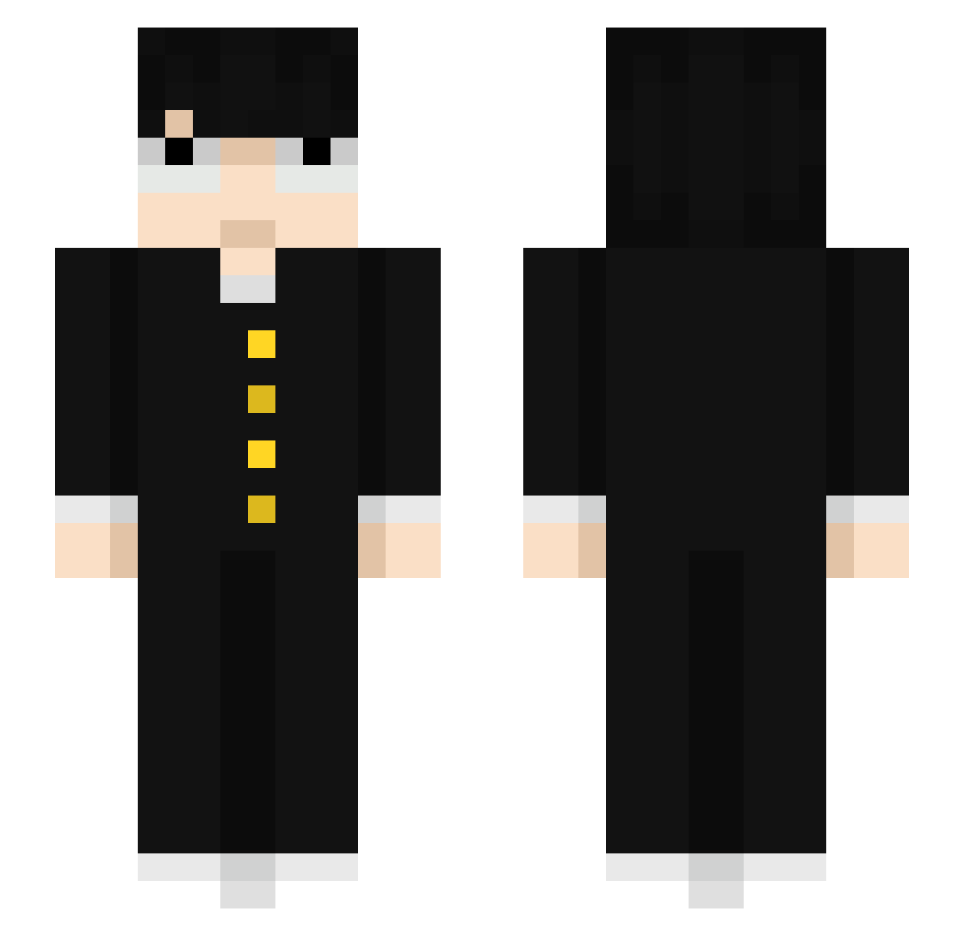 rungrot07 Minecraft skin, front and back view