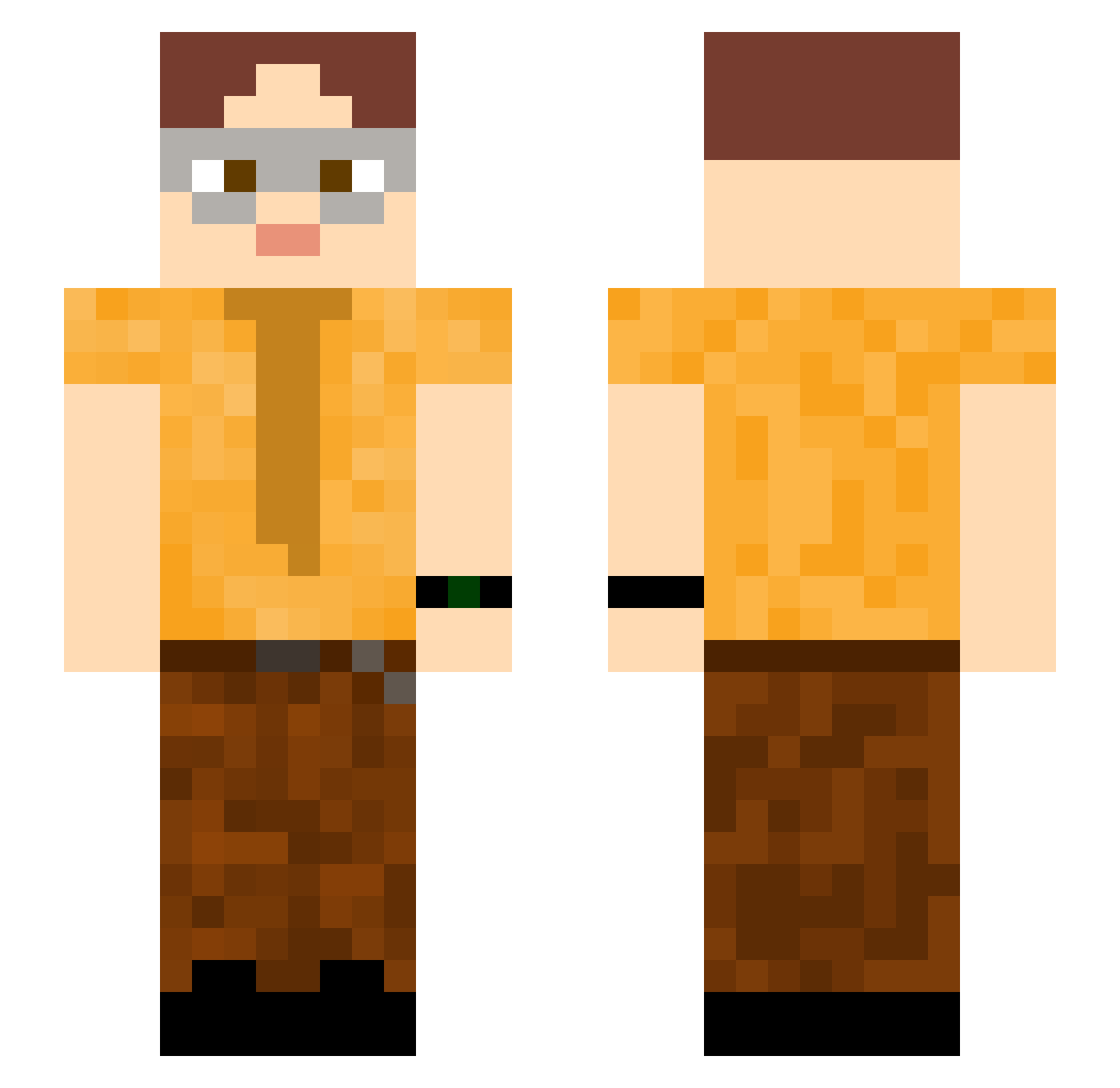 lucasismydaddy Minecraft skin, front and back view