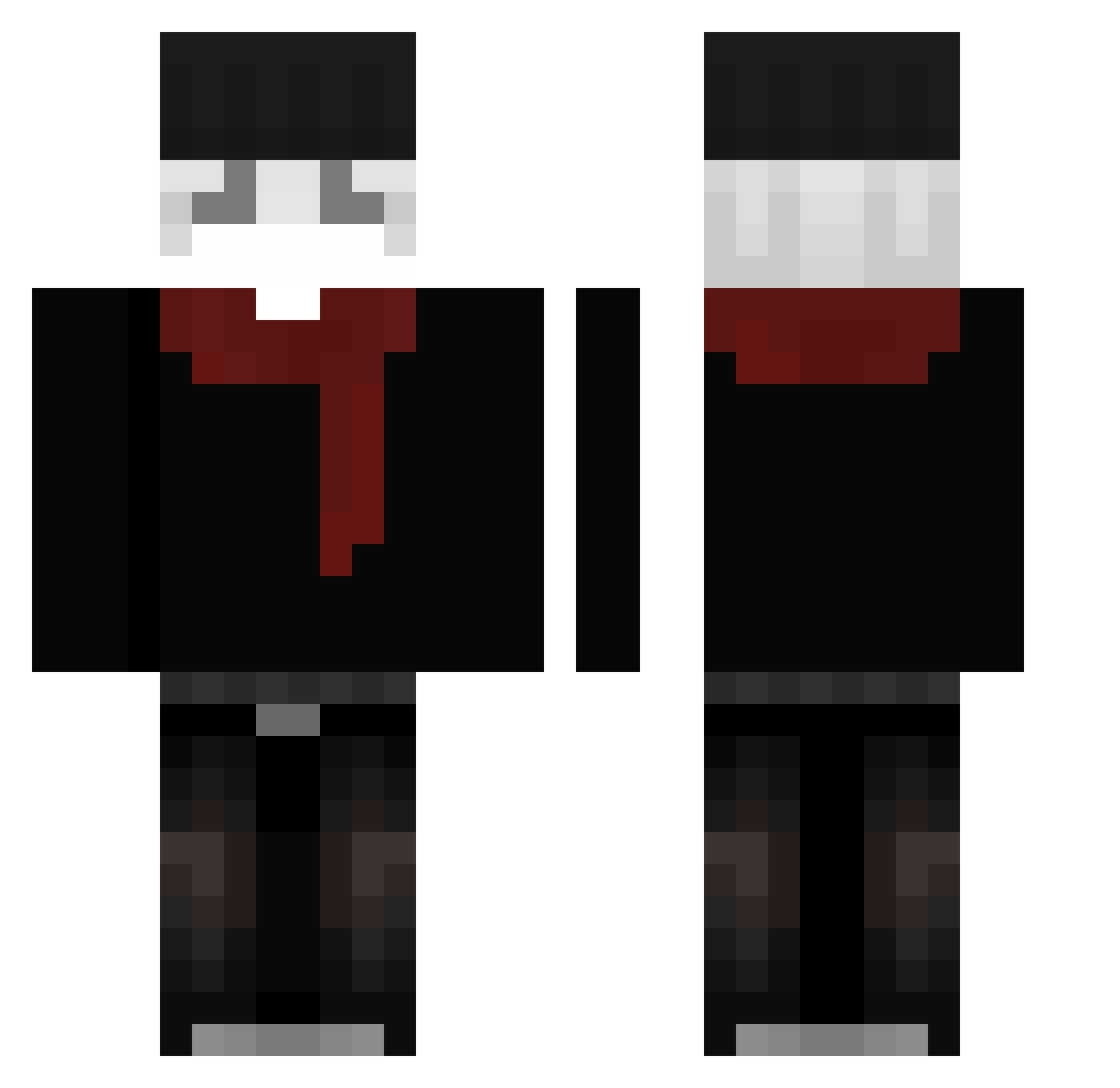 5k3_msmc_mvo Minecraft skin, front and back view
