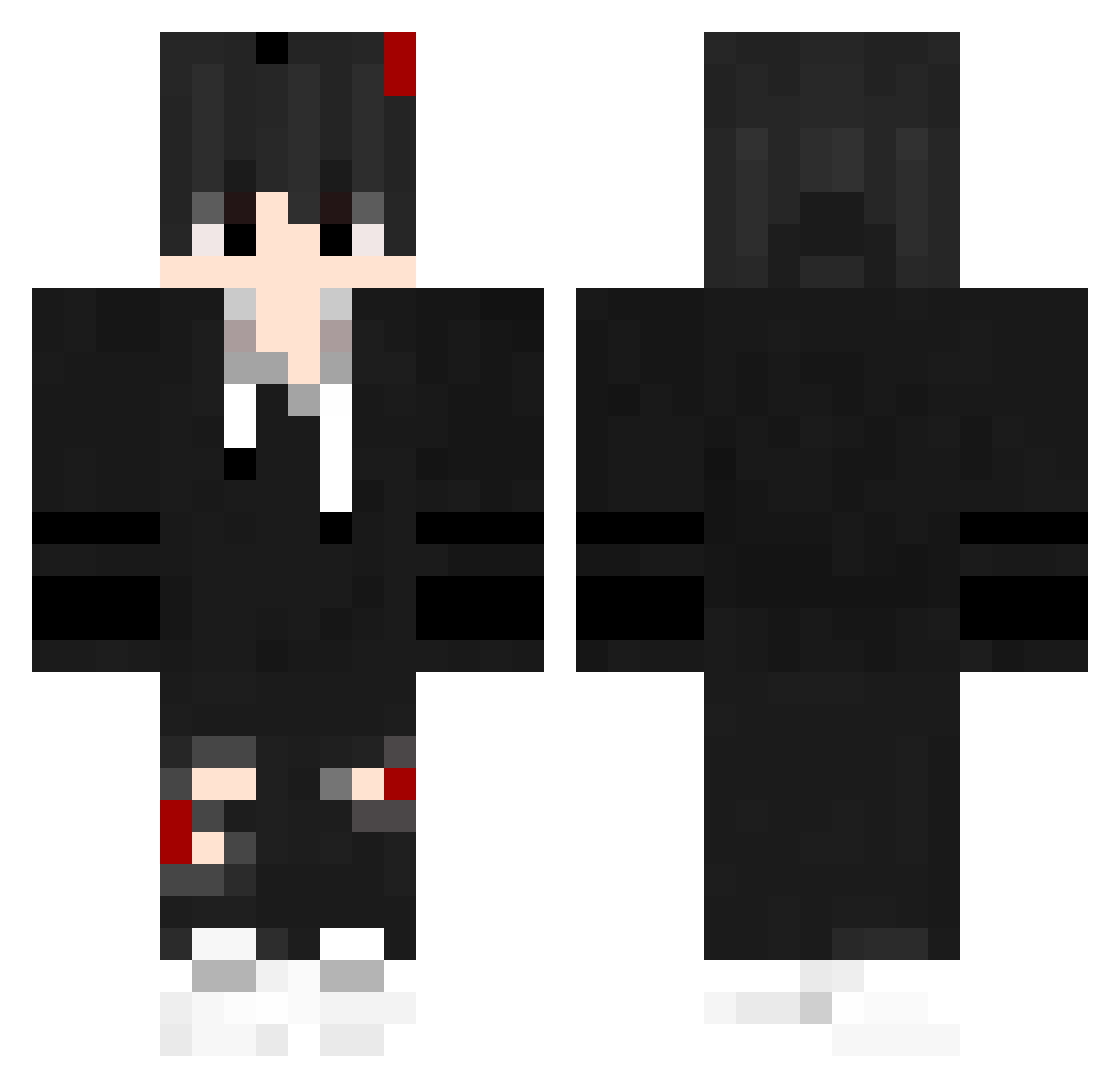 kiyomaru08 Minecraft skin, front and back view