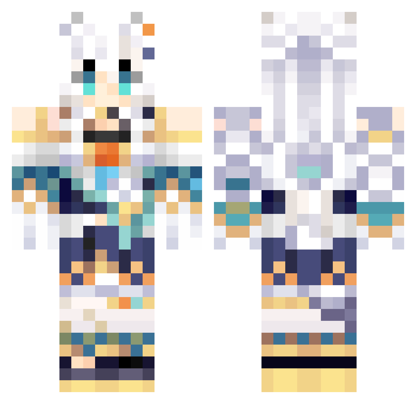 genrou0312 Minecraft skin, front and back view