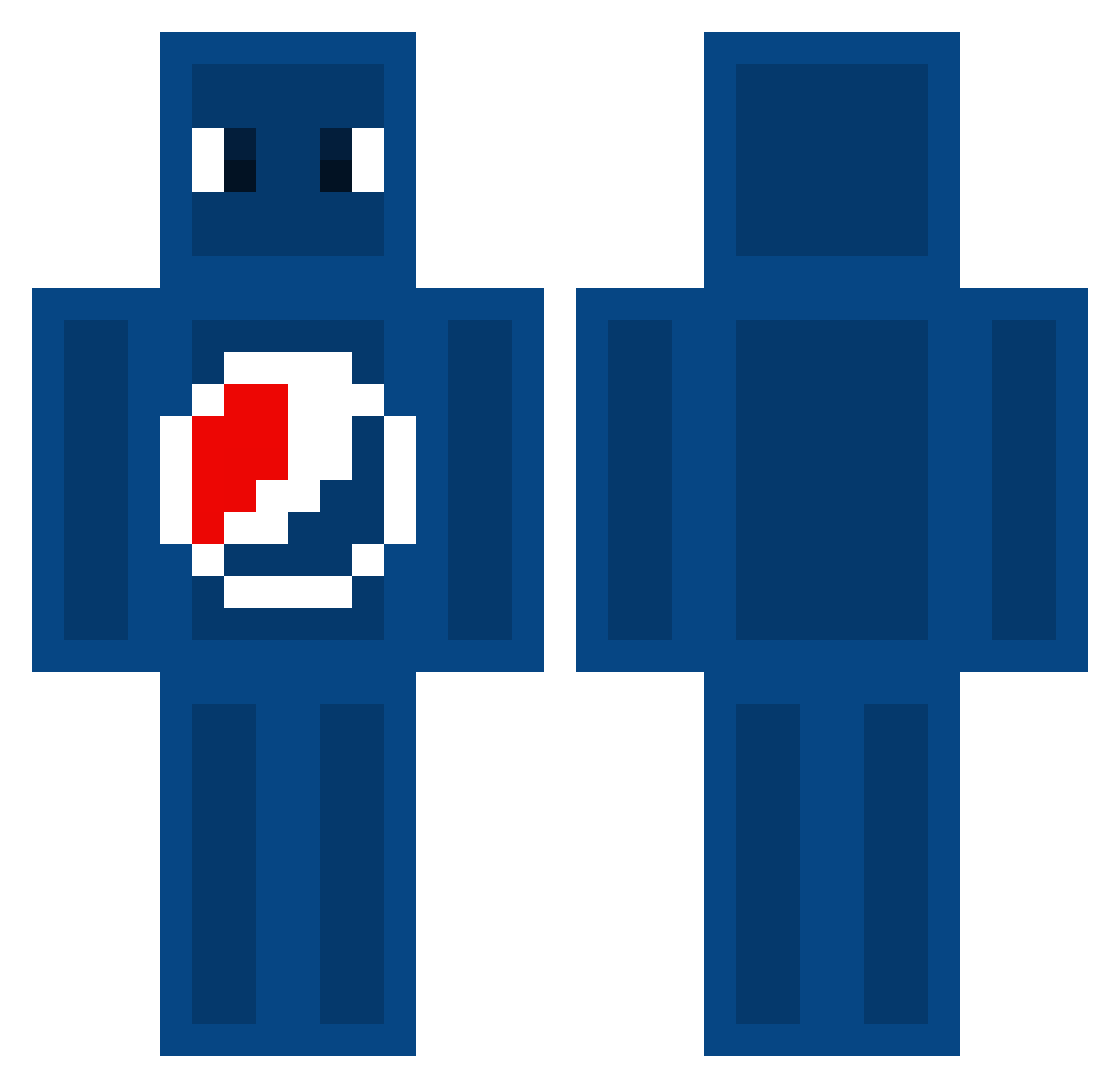 nikodempl123 Minecraft skin, front and back view