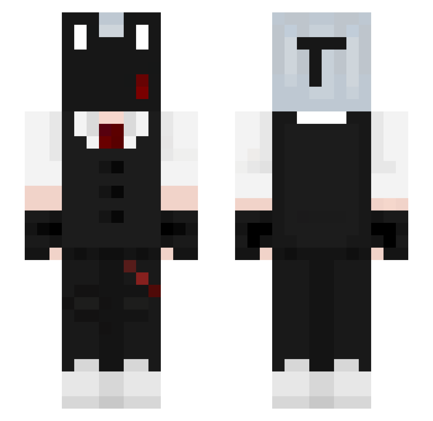 PASIRx2goonkqzbl Minecraft skin, front and back view