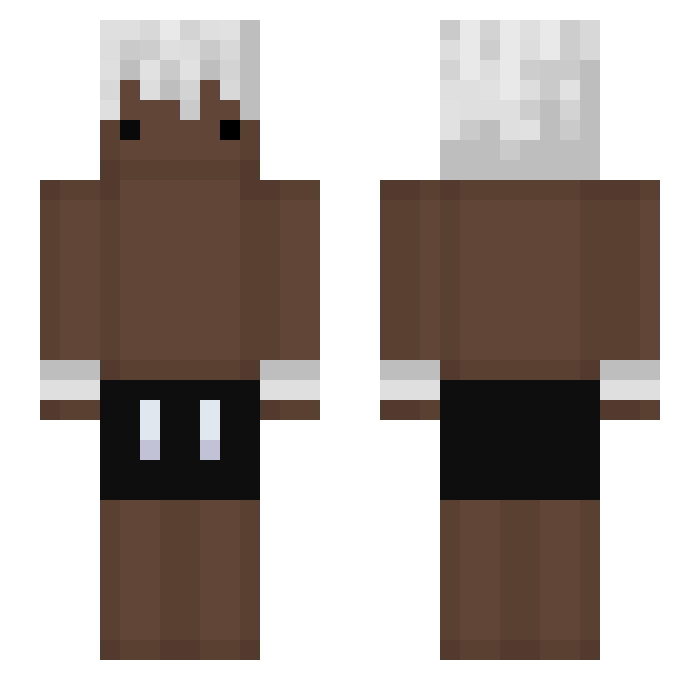_Nolly9 Minecraft skin, front and back view