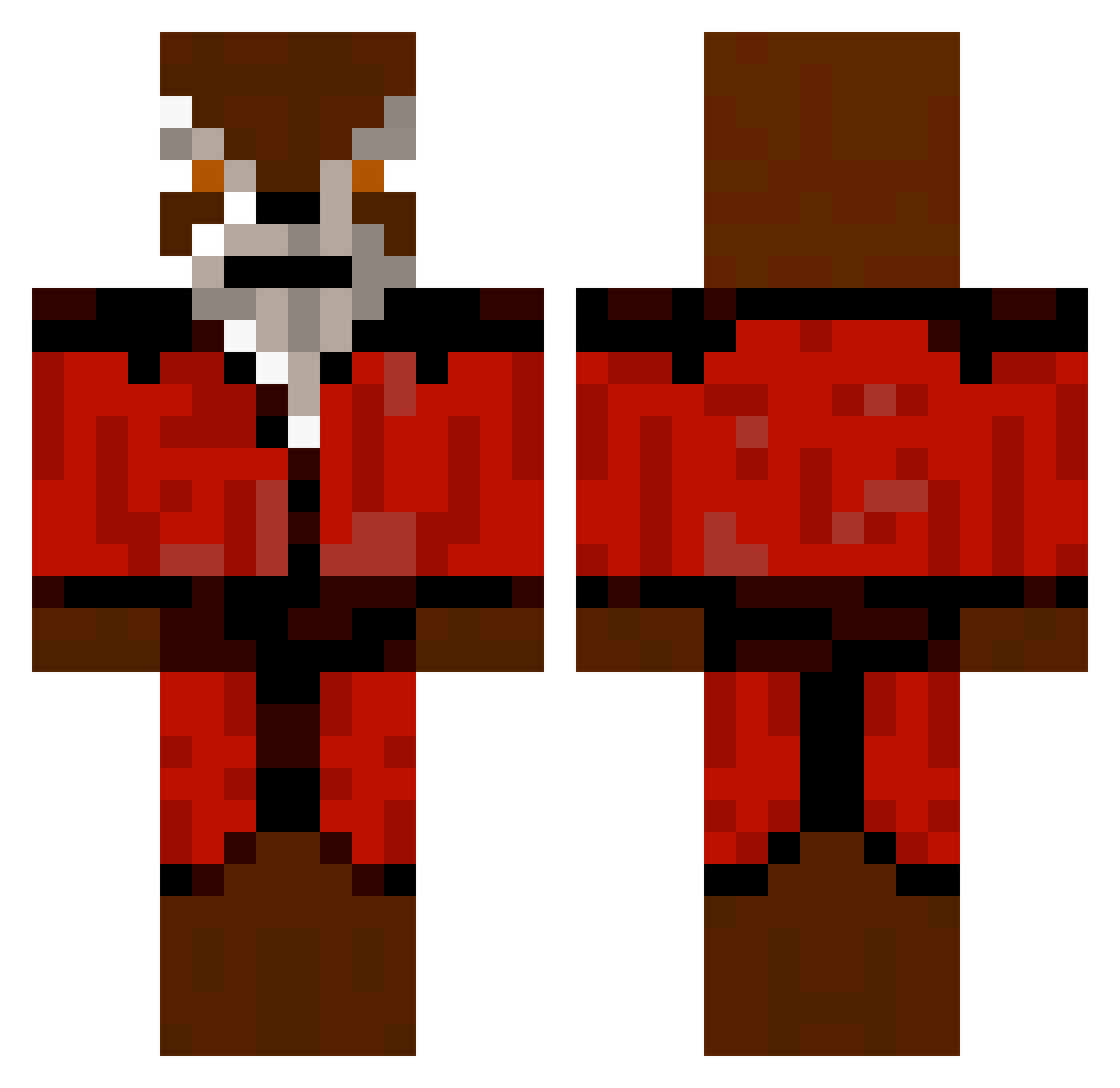 ibiman_ Minecraft skin, front and back view