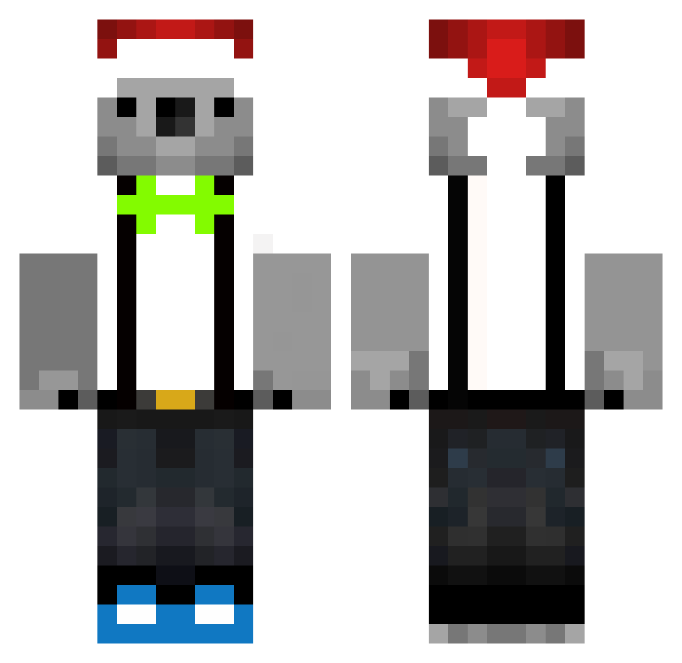 _MR_MG_ Minecraft skin, front and back view