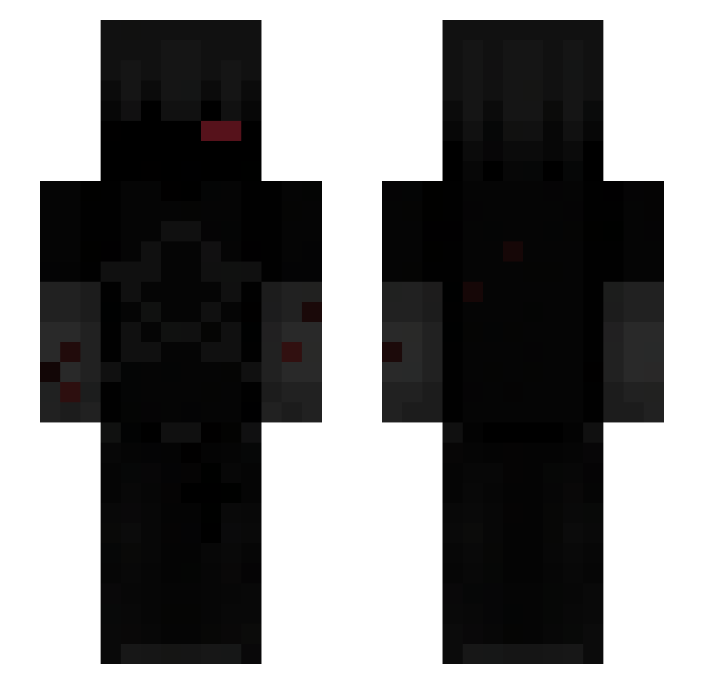 Czsaarssj Minecraft skin, front and back view