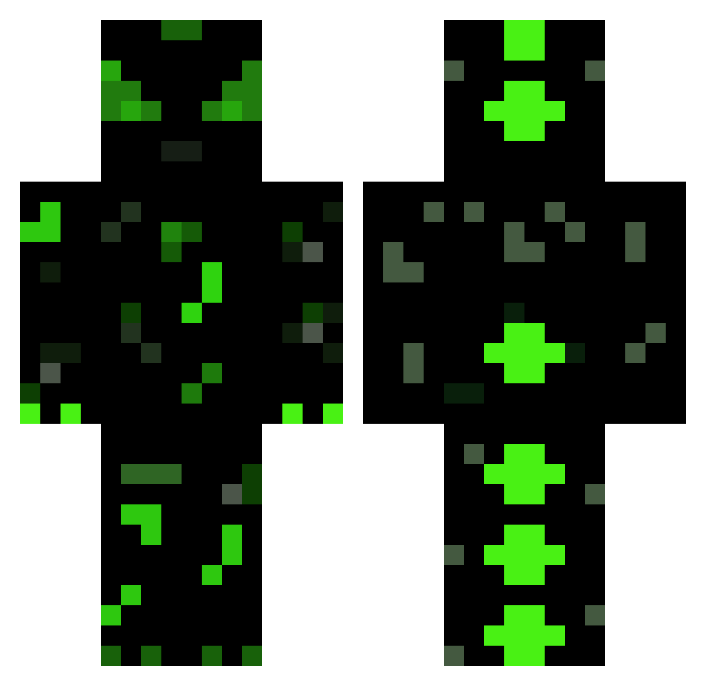 dragonrider9 Minecraft skin, front and back view