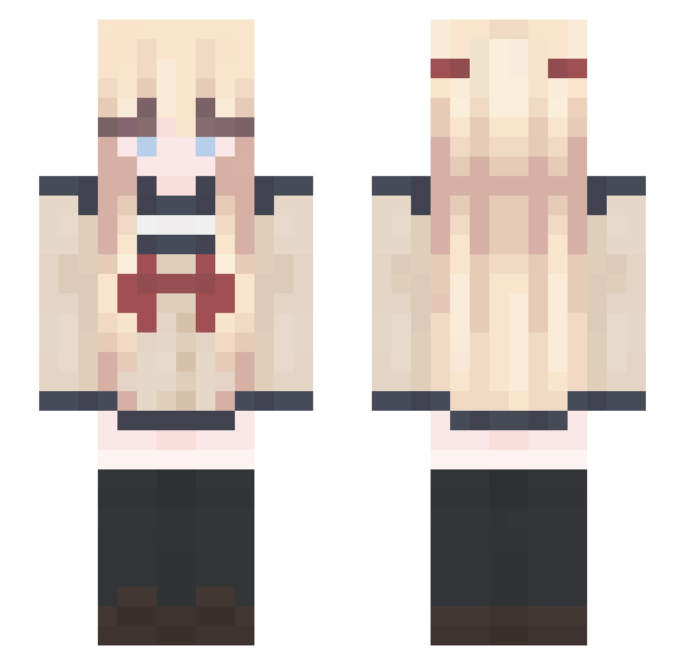 momentsbusted Minecraft skin, front and back view
