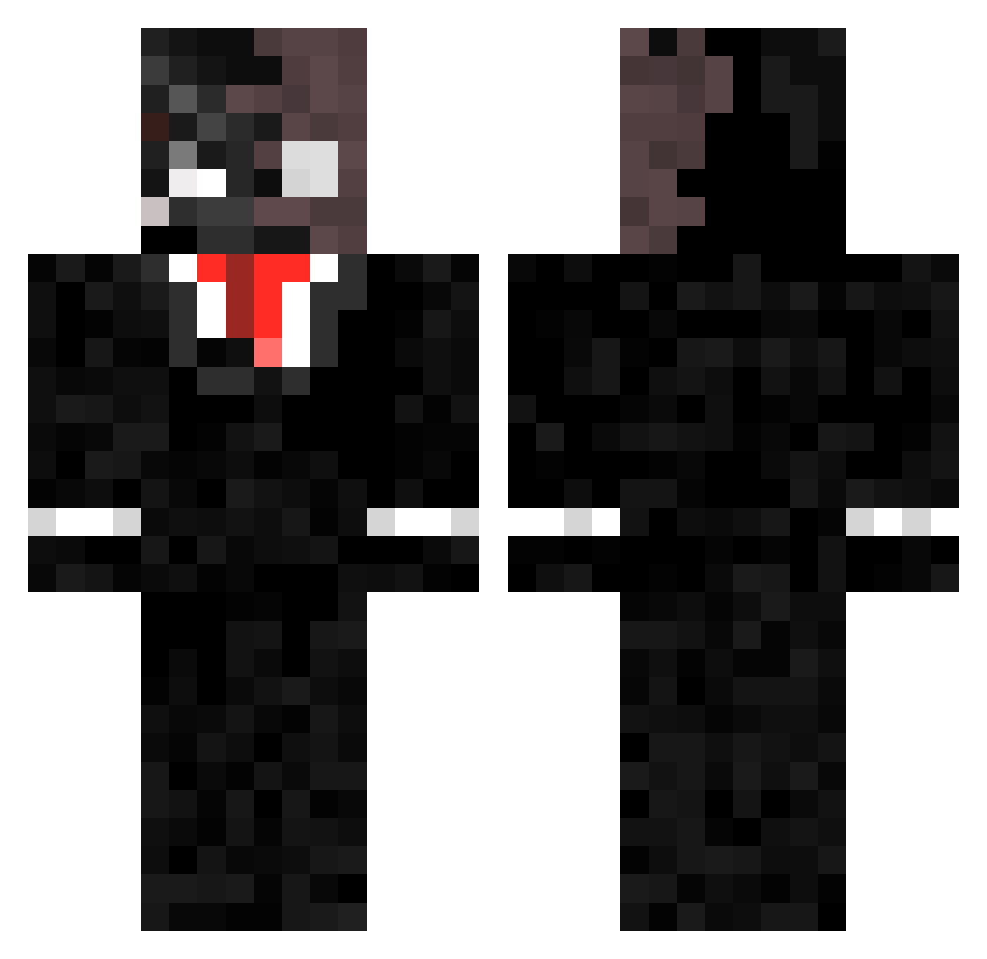 _DasCrazY_ Minecraft skin, front and back view