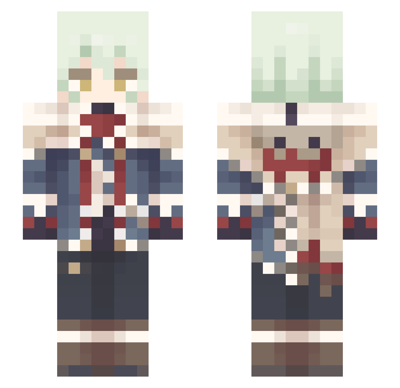 Siiiriuss Minecraft skin, front and back view