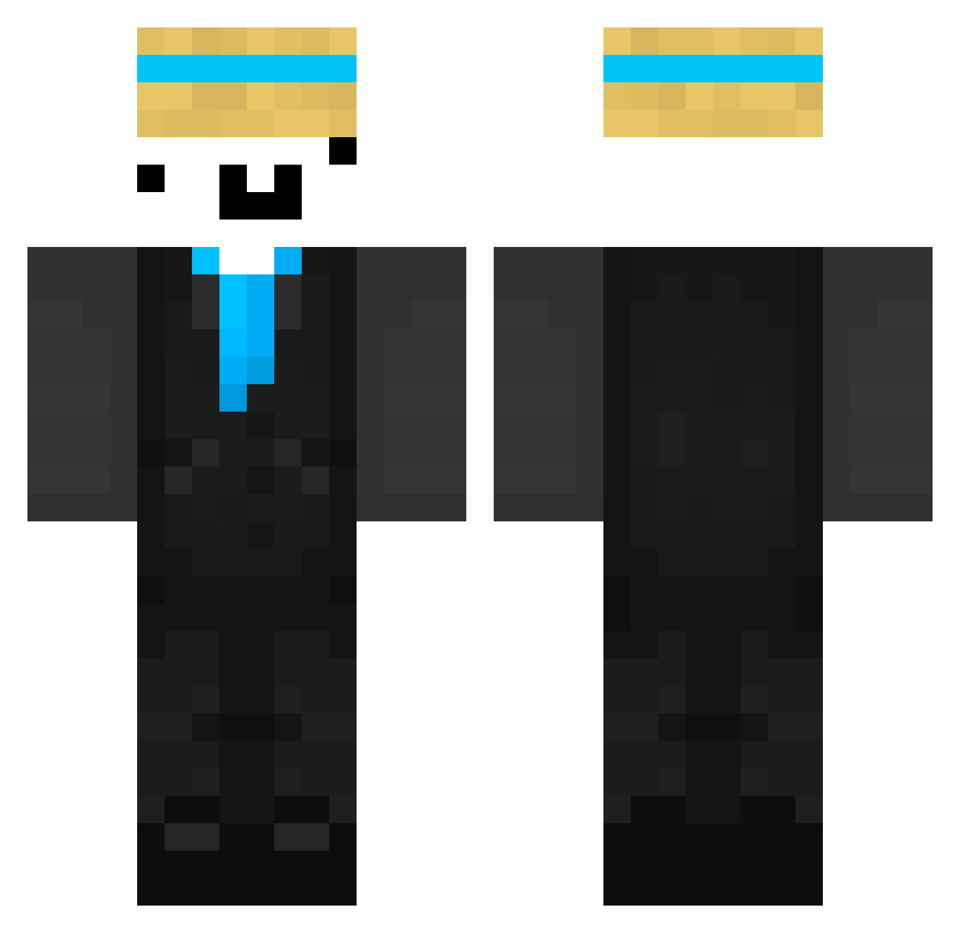 adamekmaxicek Minecraft skin, front and back view