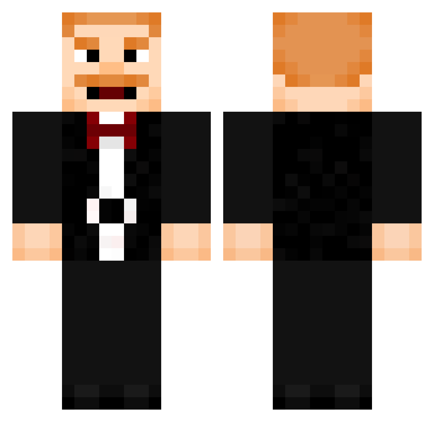 swaggernovaz Minecraft skin, front and back view