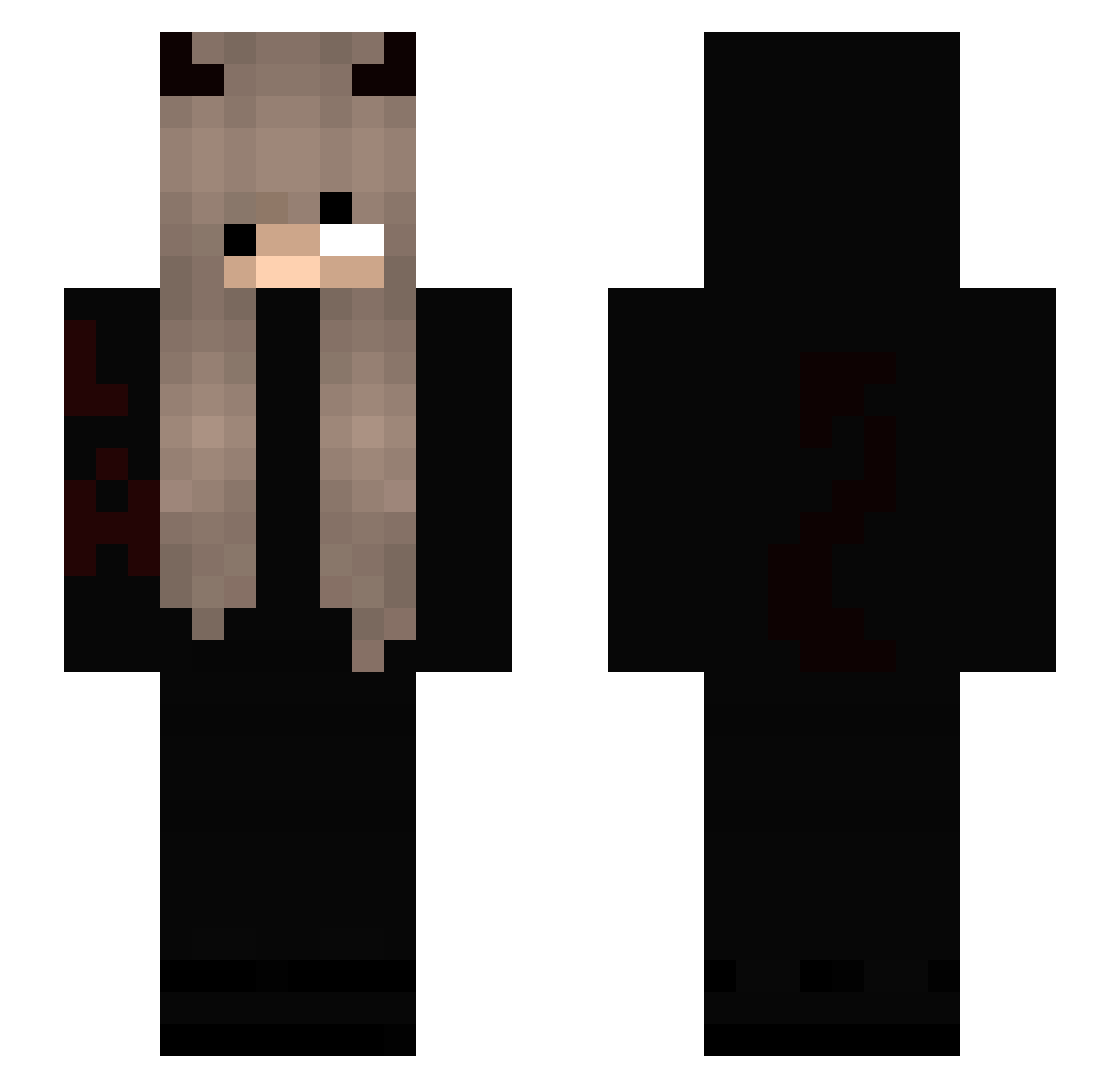 demon_rod Minecraft skin, front and back view