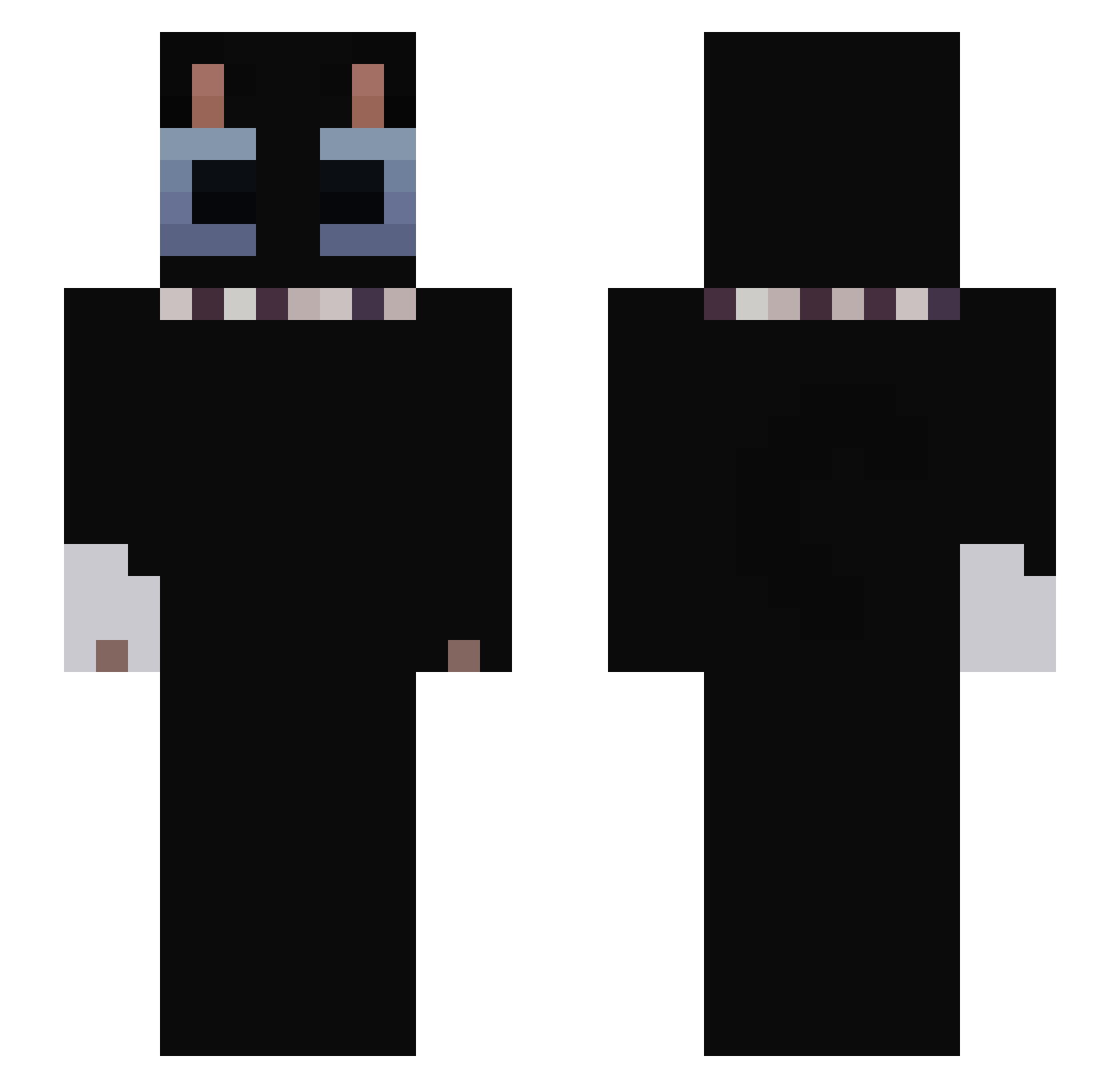 bug_b3rry Minecraft skin, front and back view