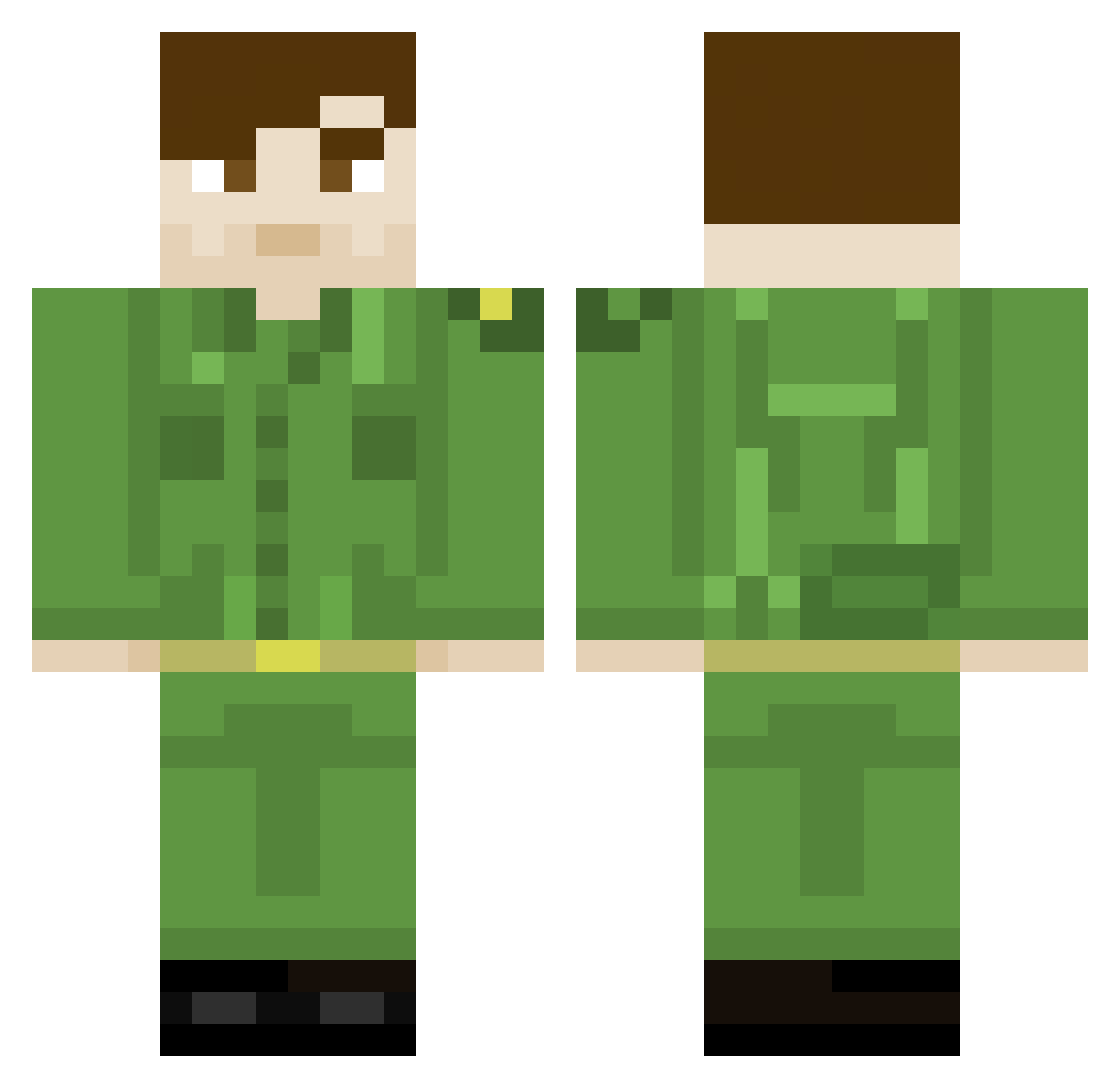 liamdaniel12 Minecraft skin, front and back view