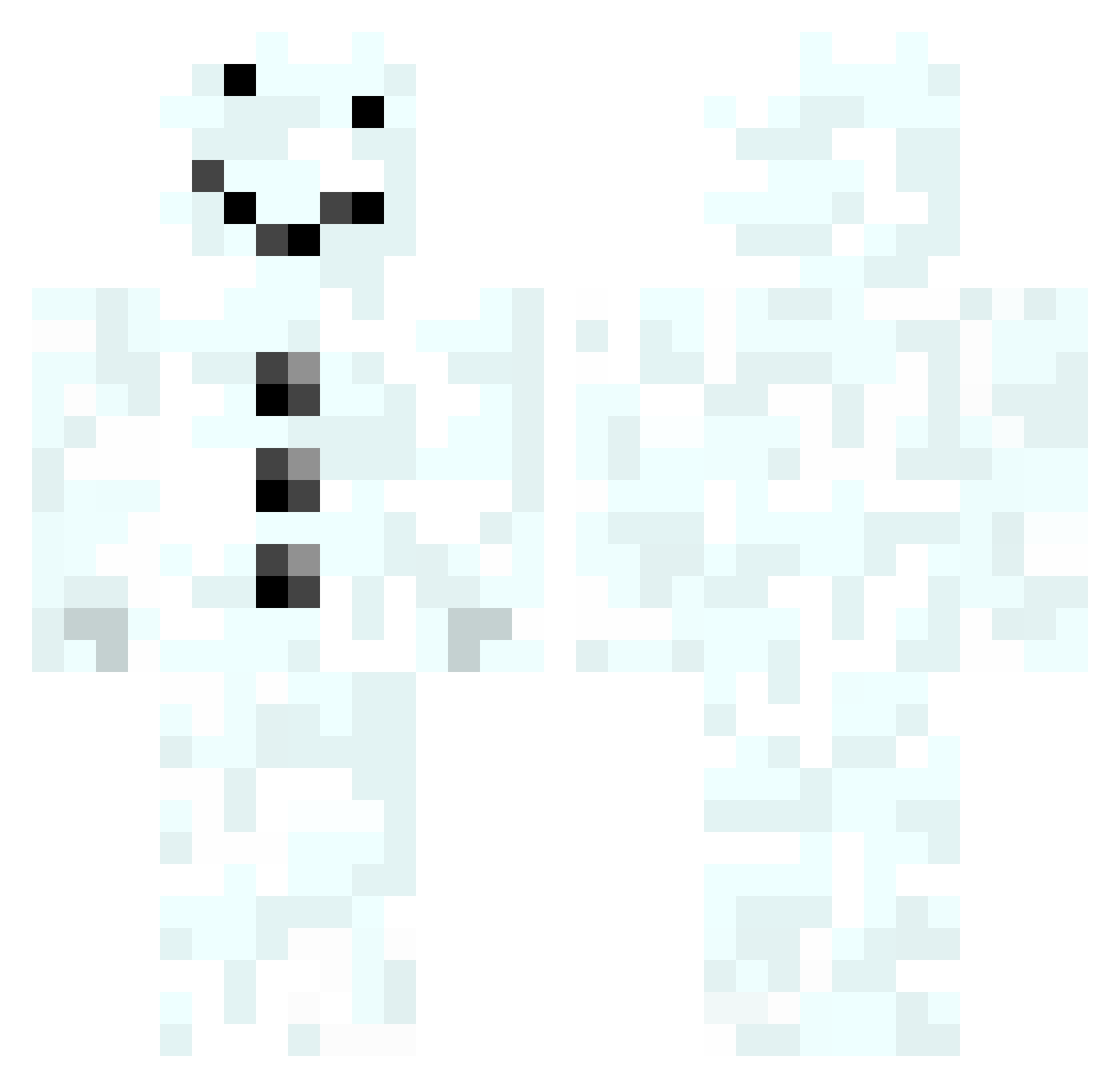 c9saj Minecraft skin, front and back view