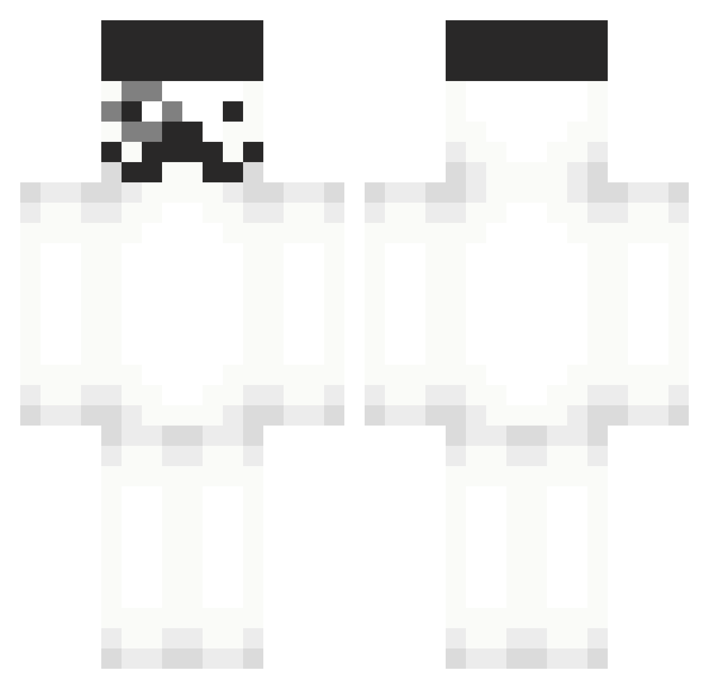 Hermiass_xD Minecraft skin, front and back view
