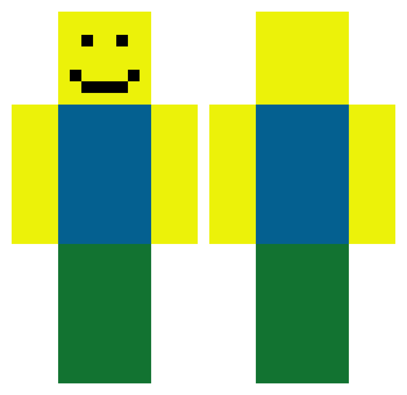 asaprockyfan1 Minecraft skin, front and back view