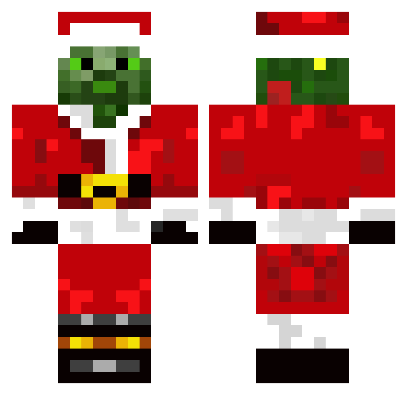 troptopu Minecraft skin, front and back view