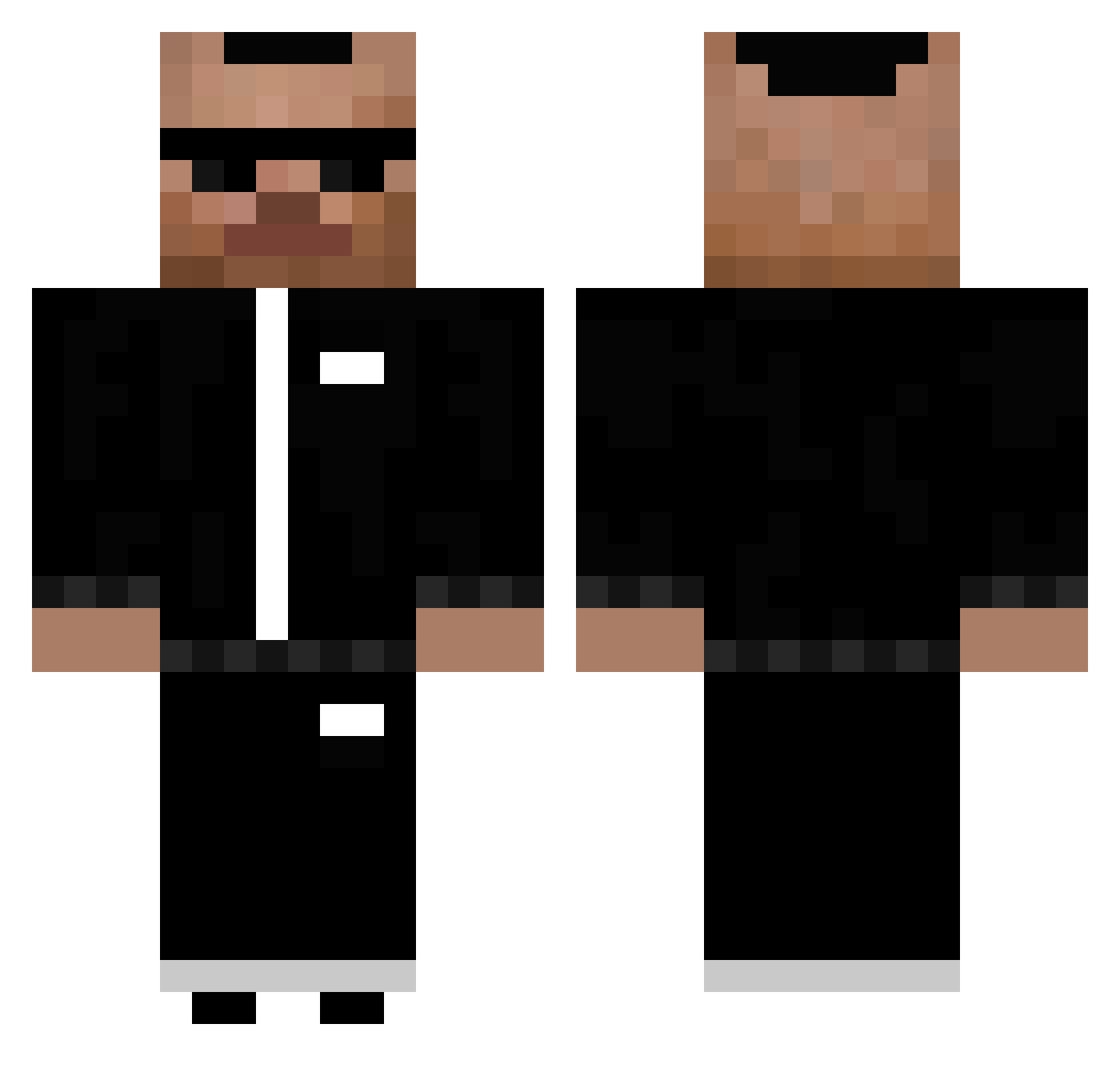 THE_Lucas47 Minecraft skin, front and back view