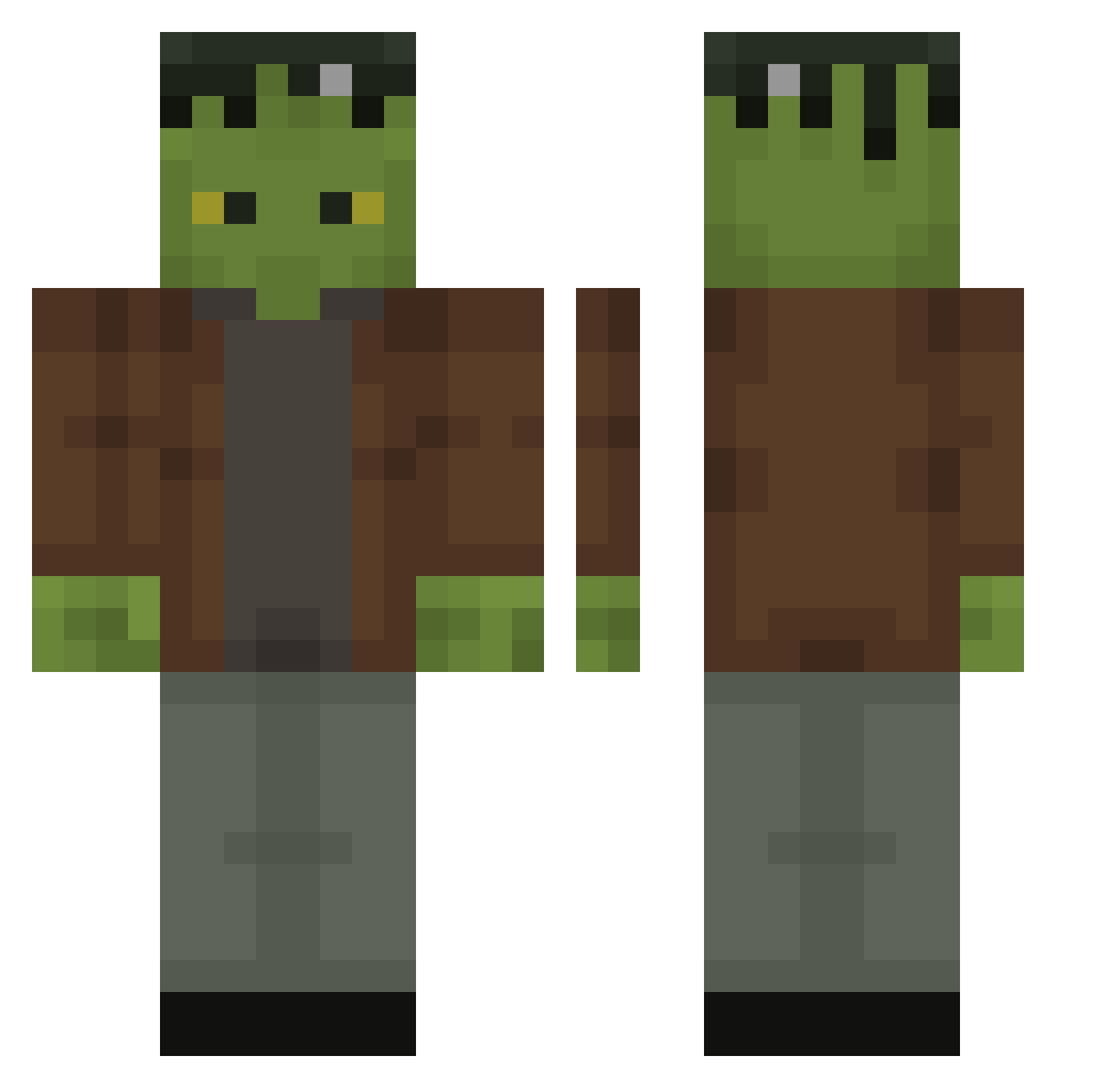 FisherMN - frankenstein Minecraft skin