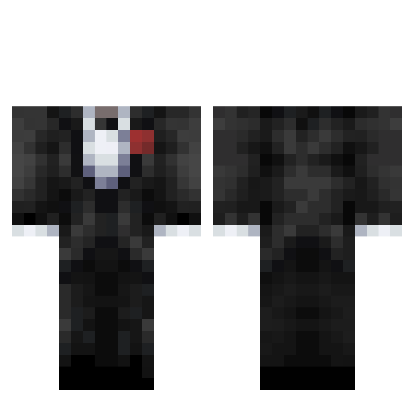 14cps_ Minecraft skin, front and back view