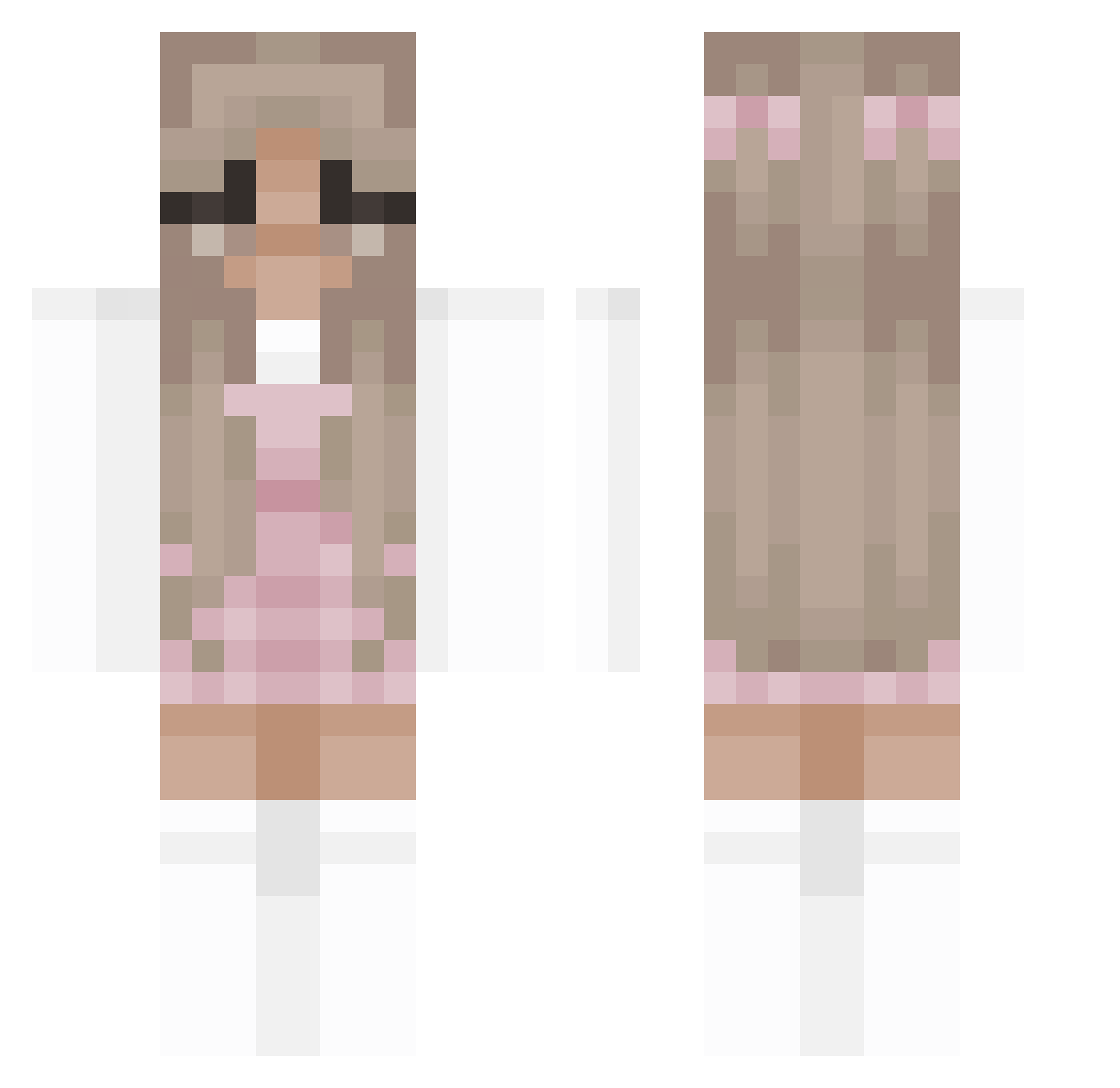 fifihehe060305 Minecraft skin, front and back view