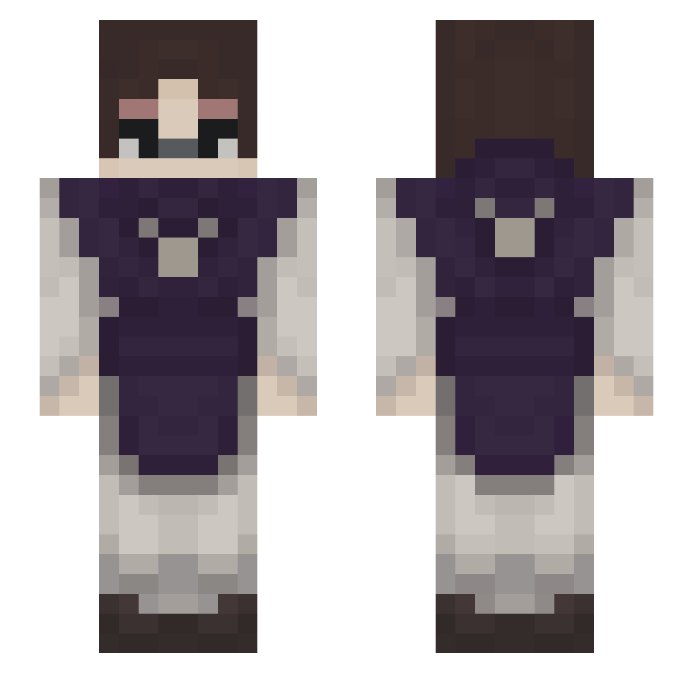 strup_ Minecraft skin, front and back view