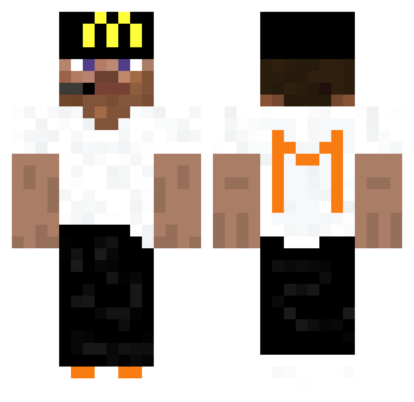 _svccvbvs_ Minecraft skin, front and back view