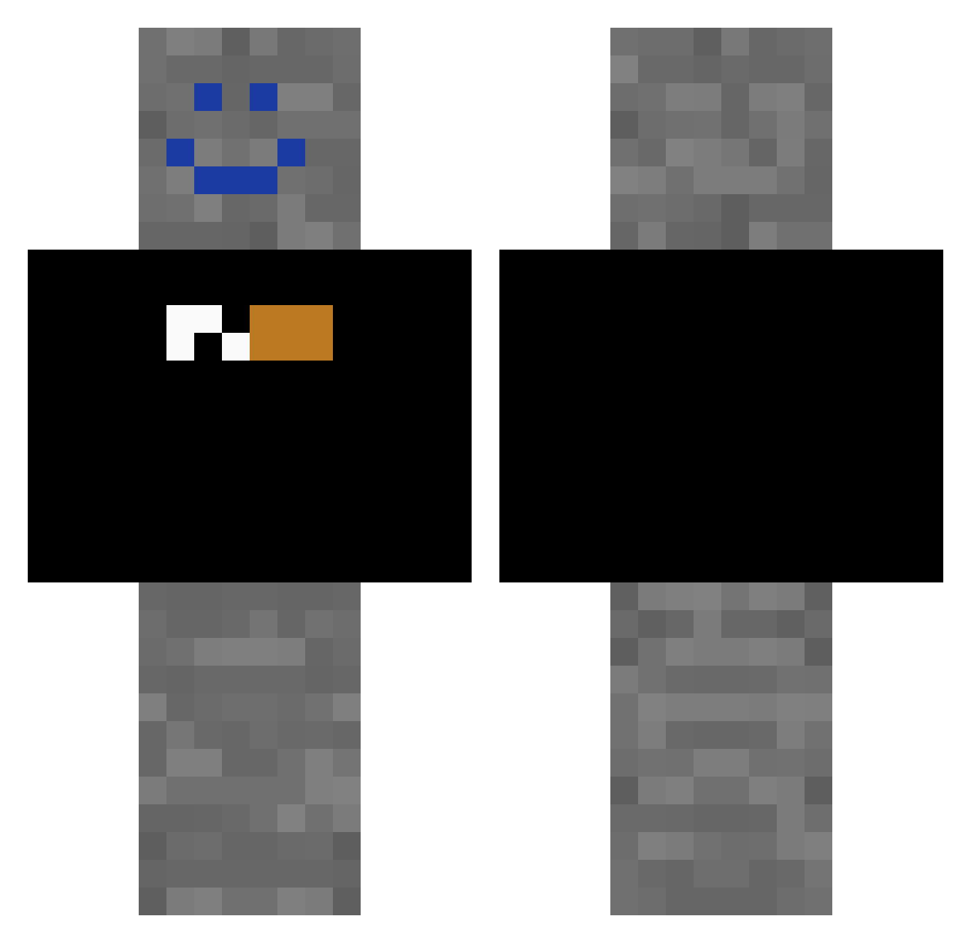 _Samsung_fridge Minecraft skin, front and back view